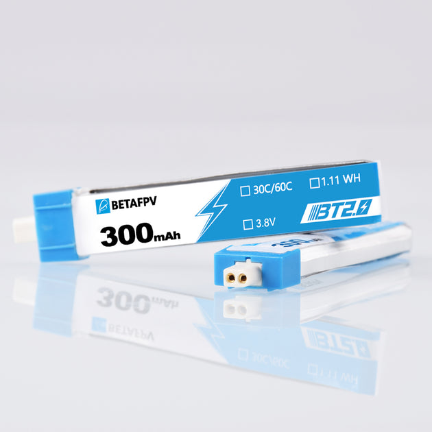 300mAh 1S 30C Battery (8PCS) – BETAFPV