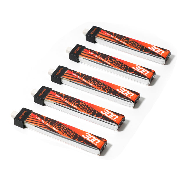 LAVA 1S 300mAh 75C Battery (5PCS) – BETAFPV - Main Image