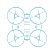 Air65 II Brushless Whoop Frame transparent blue top view