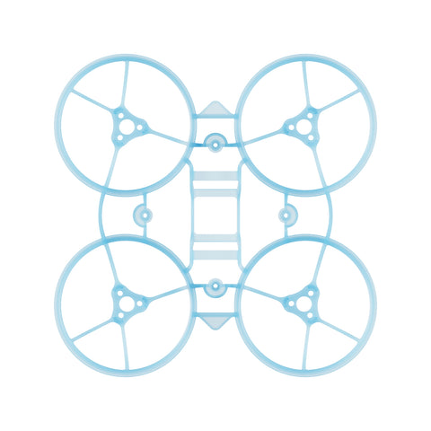 Air65 II Brushless Whoop Frame transparent blue top view