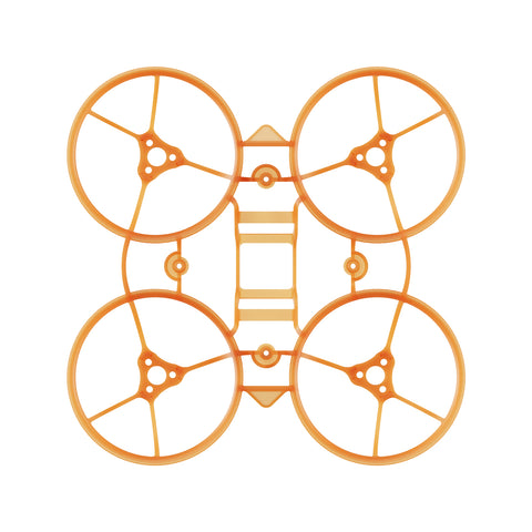 Air65 II Brushless Whoop Frame transparent orange top view