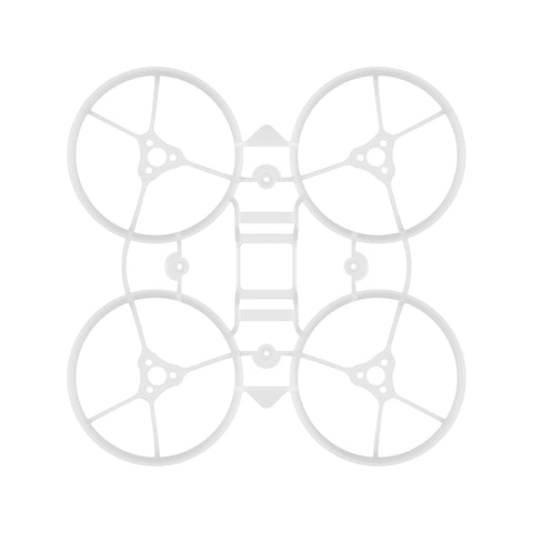 Air65 II Brushless Whoop Frame transparent white top view