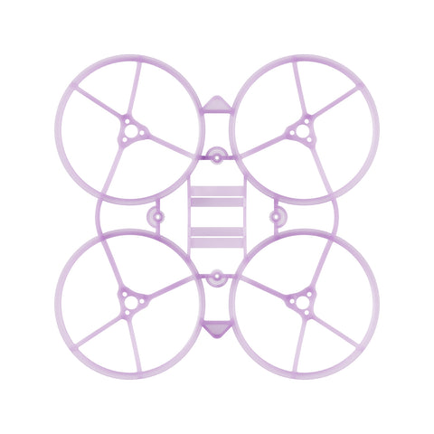 Air75 II Brushless Whoop Frame transparent purple top view