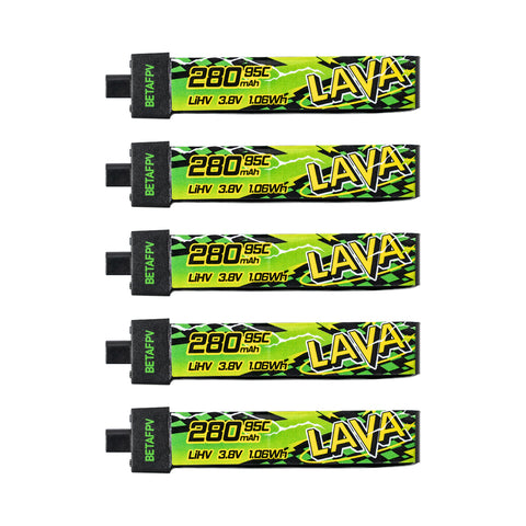 LAVA II 1S 280mAh Battery top view