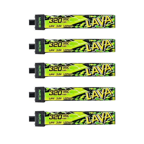 LAVA II 1S 320mAh Battery top view