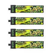 LAVA II 1S 580mAh Battery top view