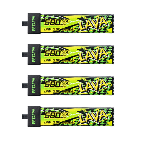 LAVA II 1S 580mAh Battery top view
