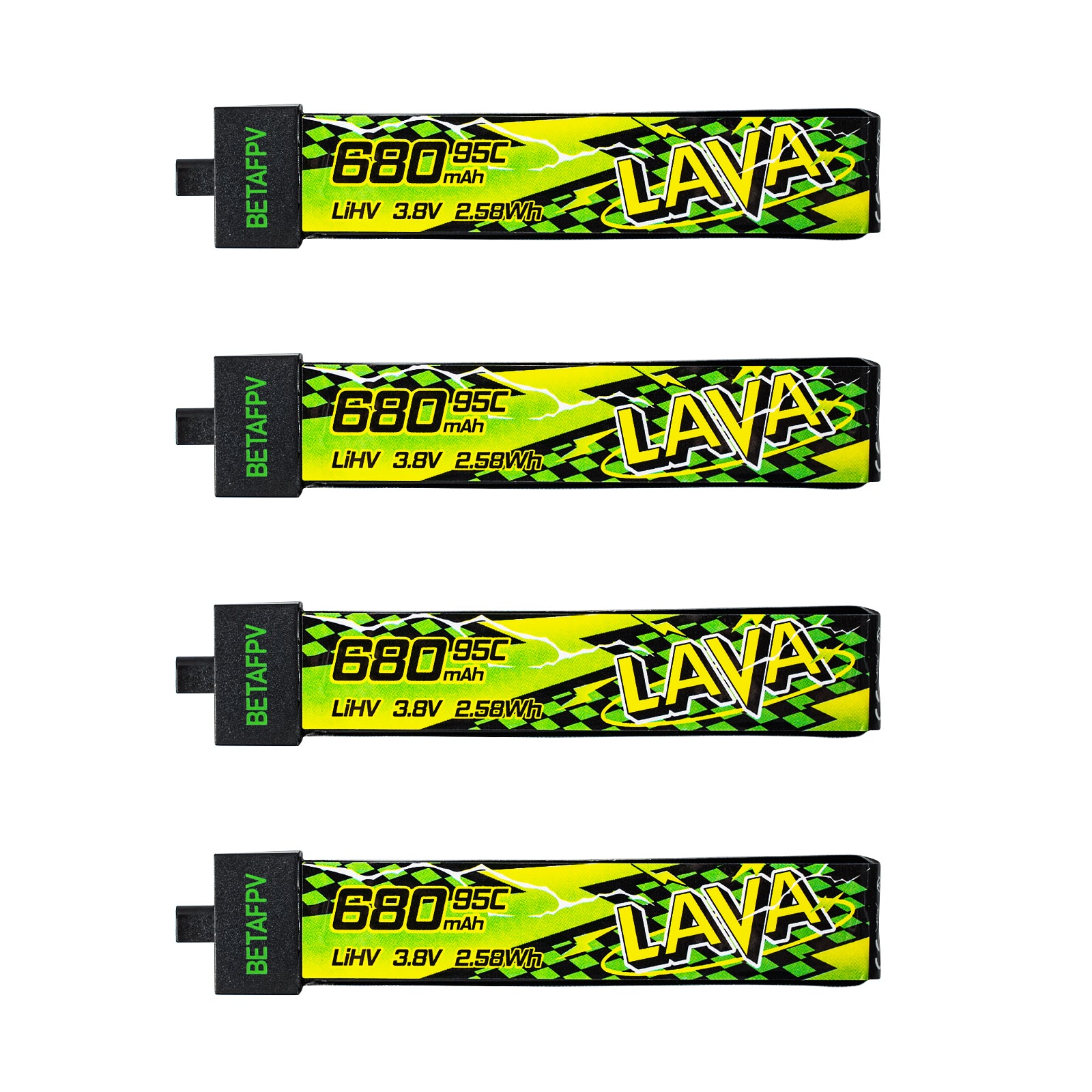 LAVA II 1S 680mAh Battery top view