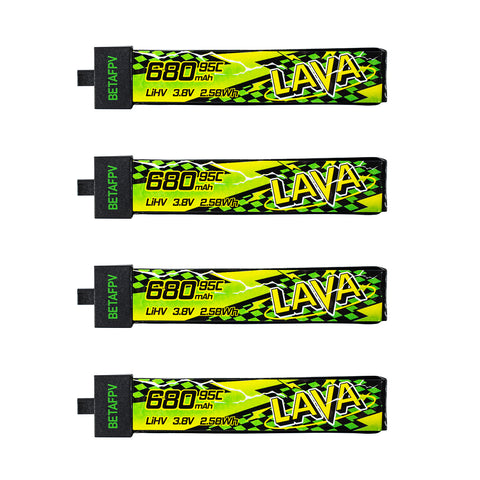 LAVA II 1S 680mAh Battery top view