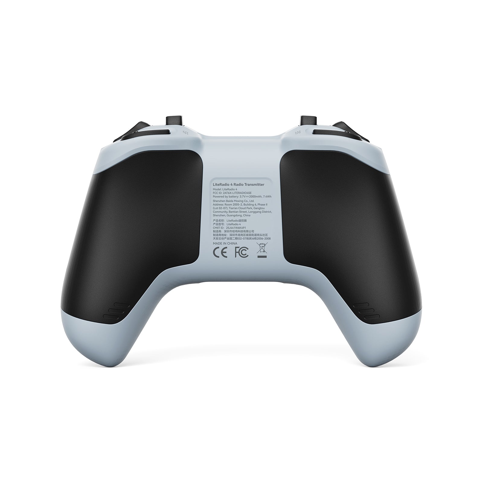 LiteRadio 4 Radio Transmitter Twilight back view