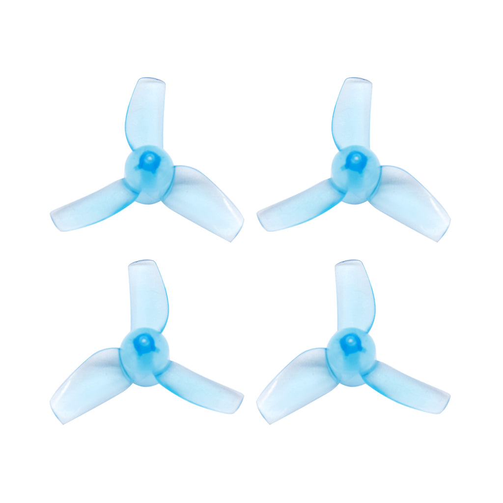 Transparent 31mm 3-blade Micro Whoop Propellers (0.8mm shaft